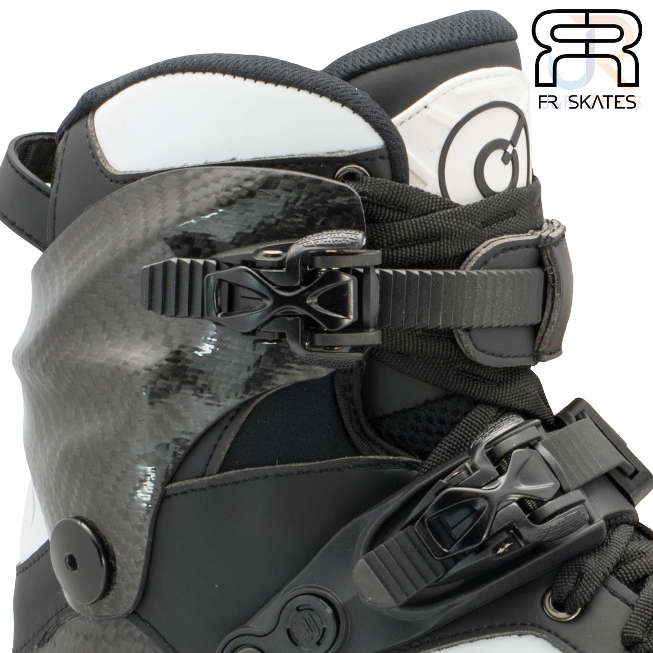 FR Skates - FR PRO Igor - Black White - Cuff Detail - FRSKIGWH