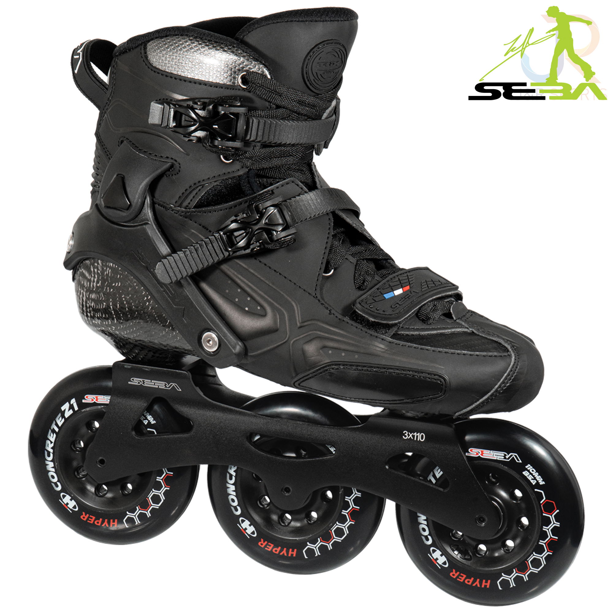 Seba TRIX 310 In-Line Skates - Black