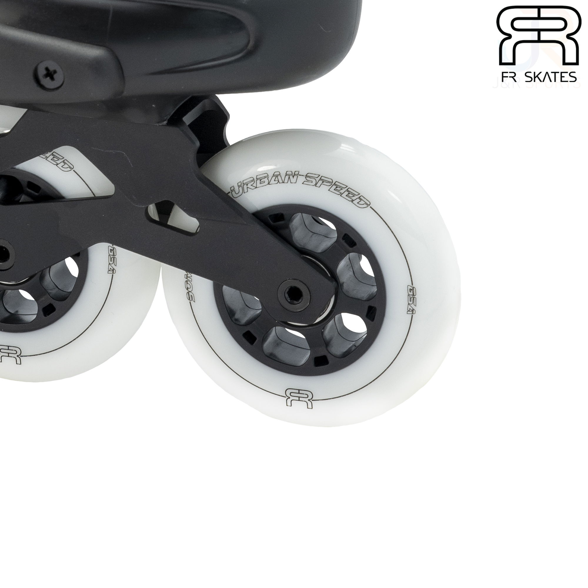 FR Skates - FR1 90 - Black - Wheel Detail - FRSKFR190BK