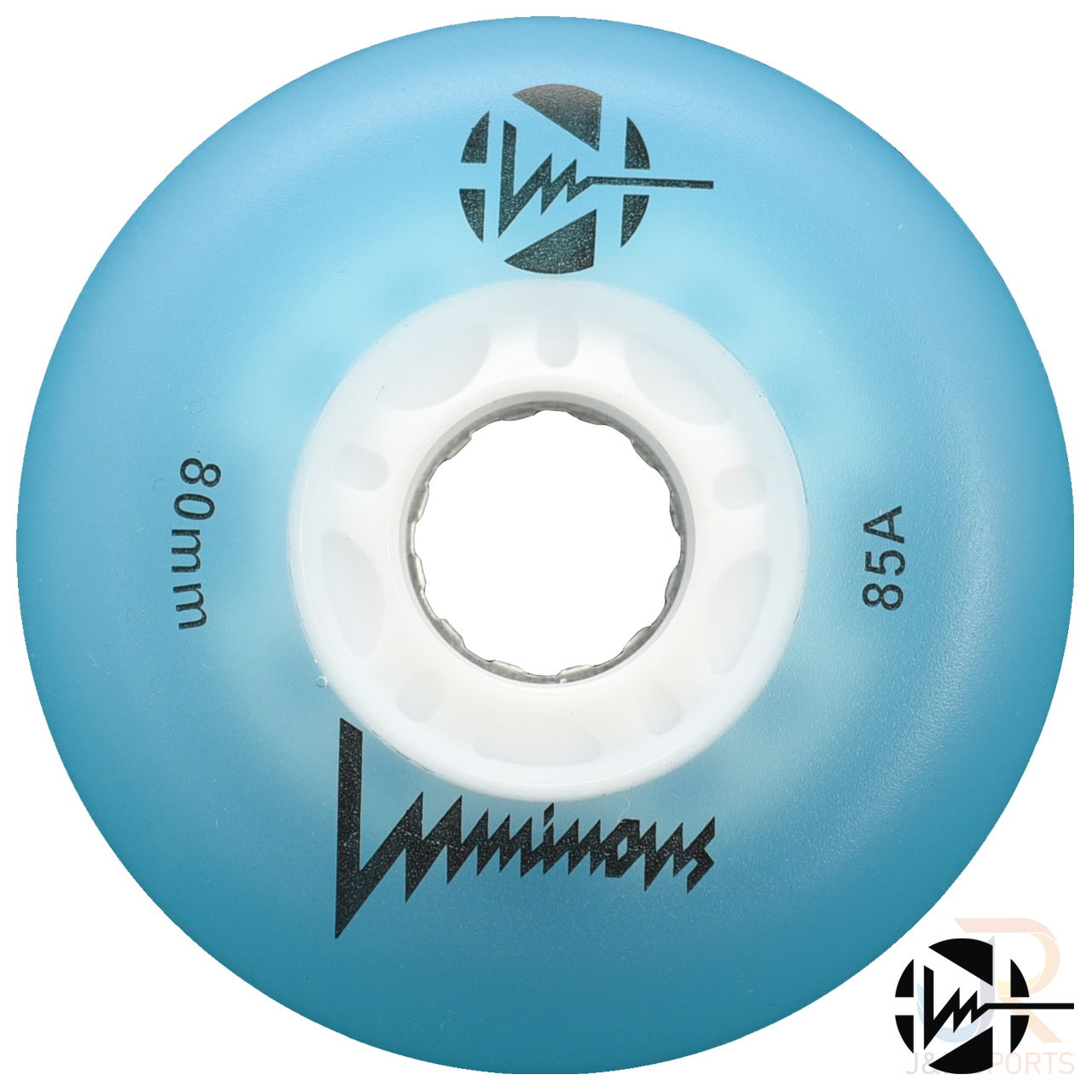 Luminous Wheels - Blue 80mm 85a - Face - LUWLLU8085BL