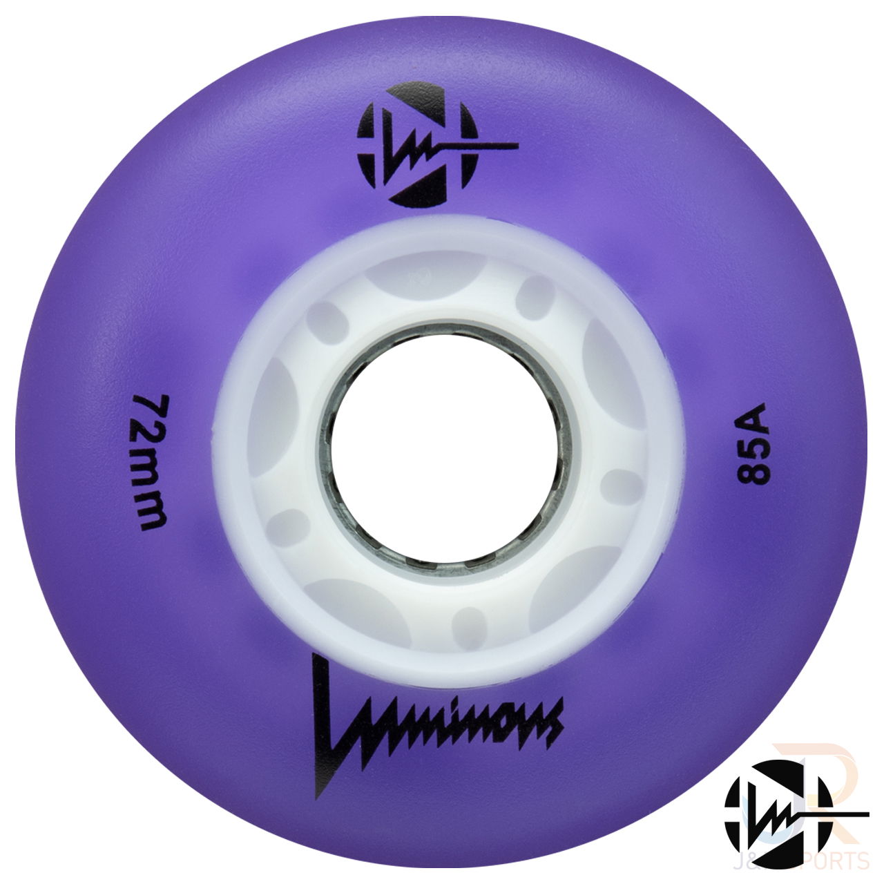 LUMINOUS - LED INLINE WHEEL - PURPLE - 72mm/85a (UNIT)