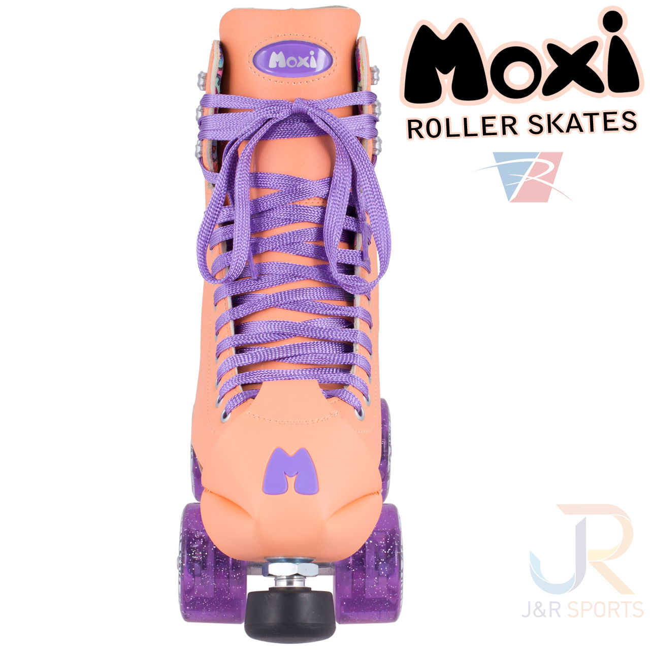 Moxi Beach Bunny Skate - Peach - Front View - MOX4932510