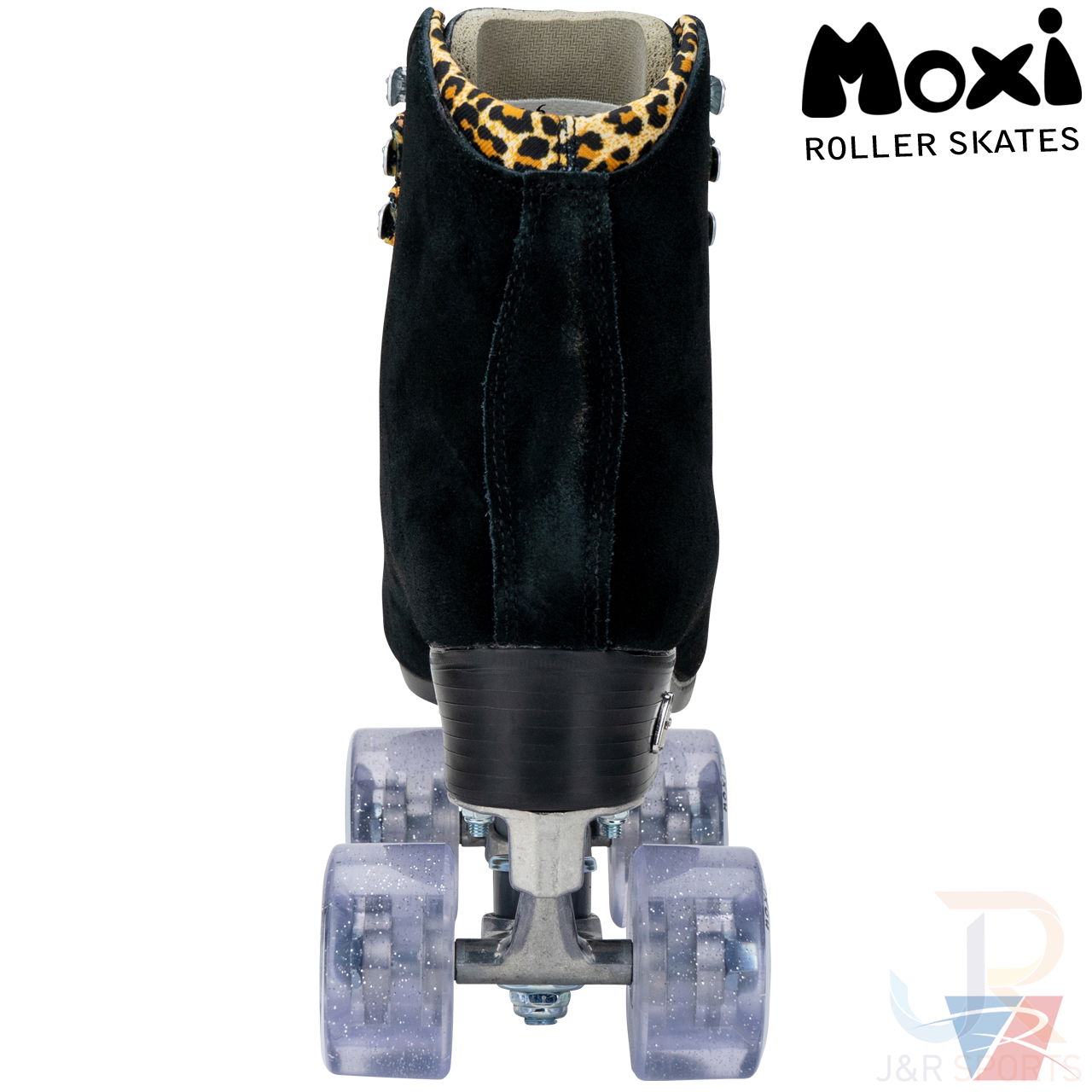 Moxi Panther Skates - Black - Rear View - MOX497251010