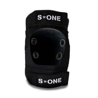S1 PRO ELBOW PADS - BLACK/BLACK - LARGE
