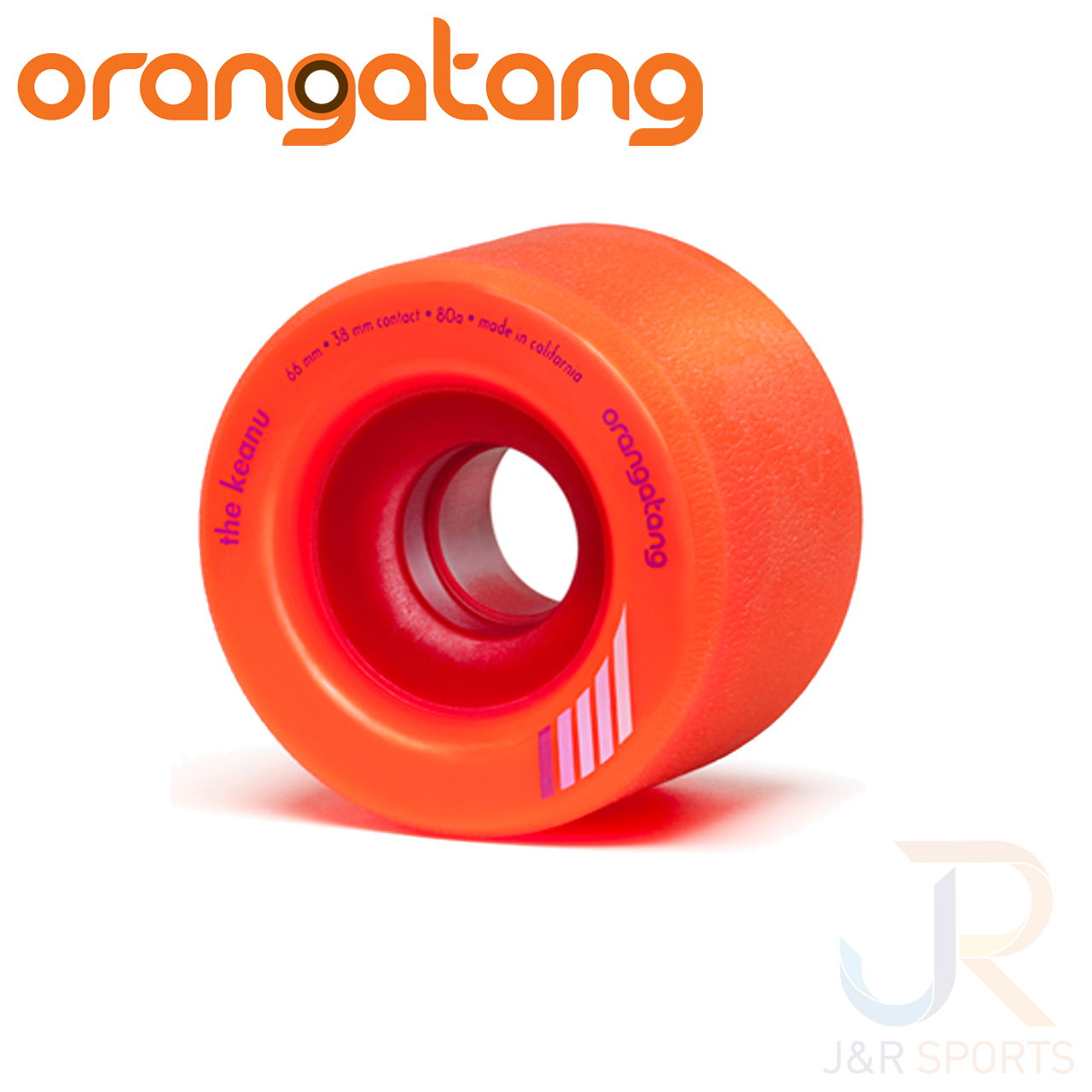 Keanu Orange 66mm 80a