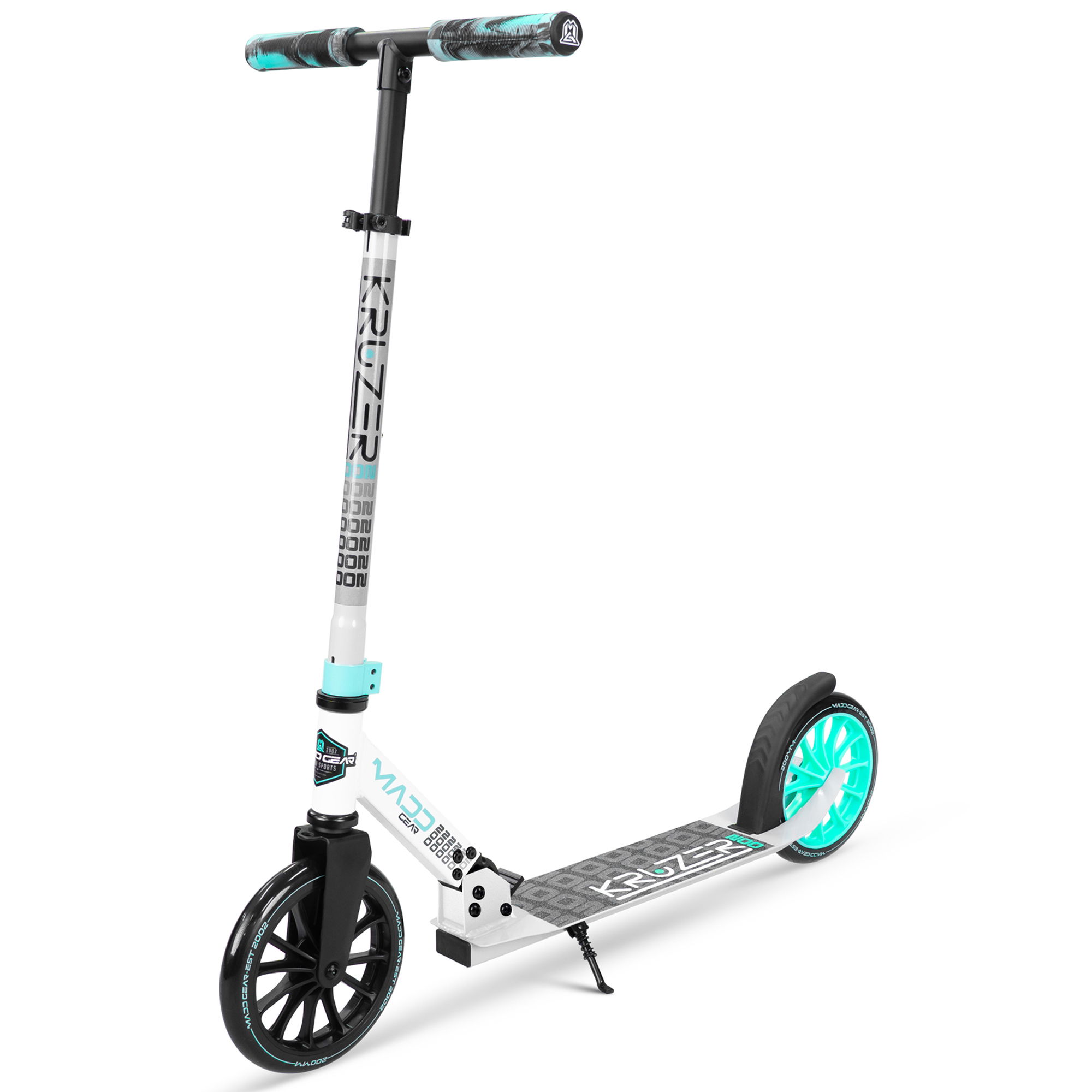 MADD GEAR CARVE KRUZER V2-200 SCOOTER - GREY/TEAL