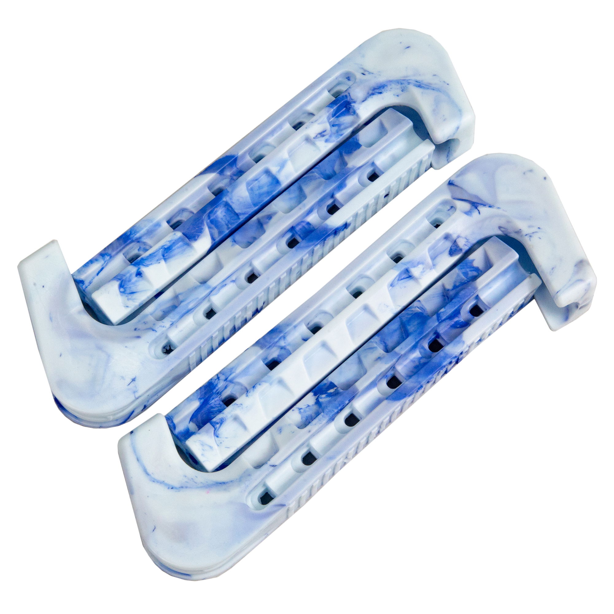 XCESS ADJUSTABLE SKATE GUARDS - MARBLE - BLUE