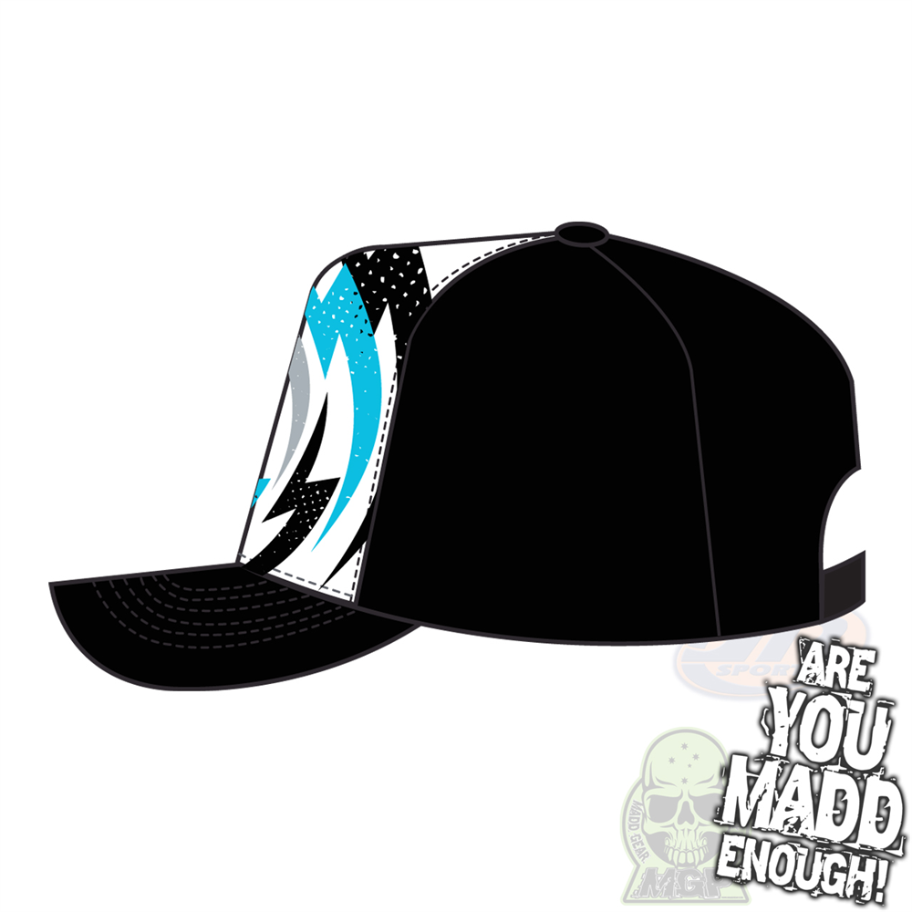 Lightning Bolt Trucker Cap Side Graphical