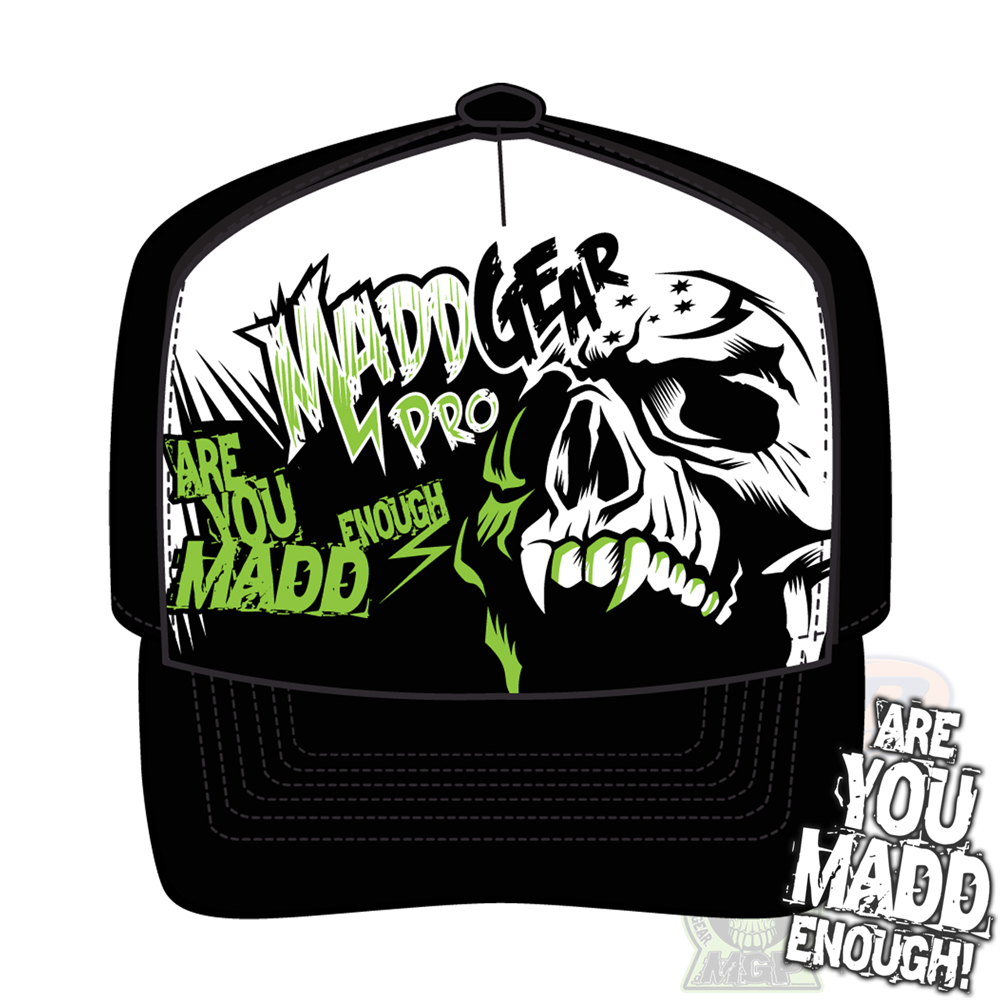 CrossBone Trucker Cap Front Graphical