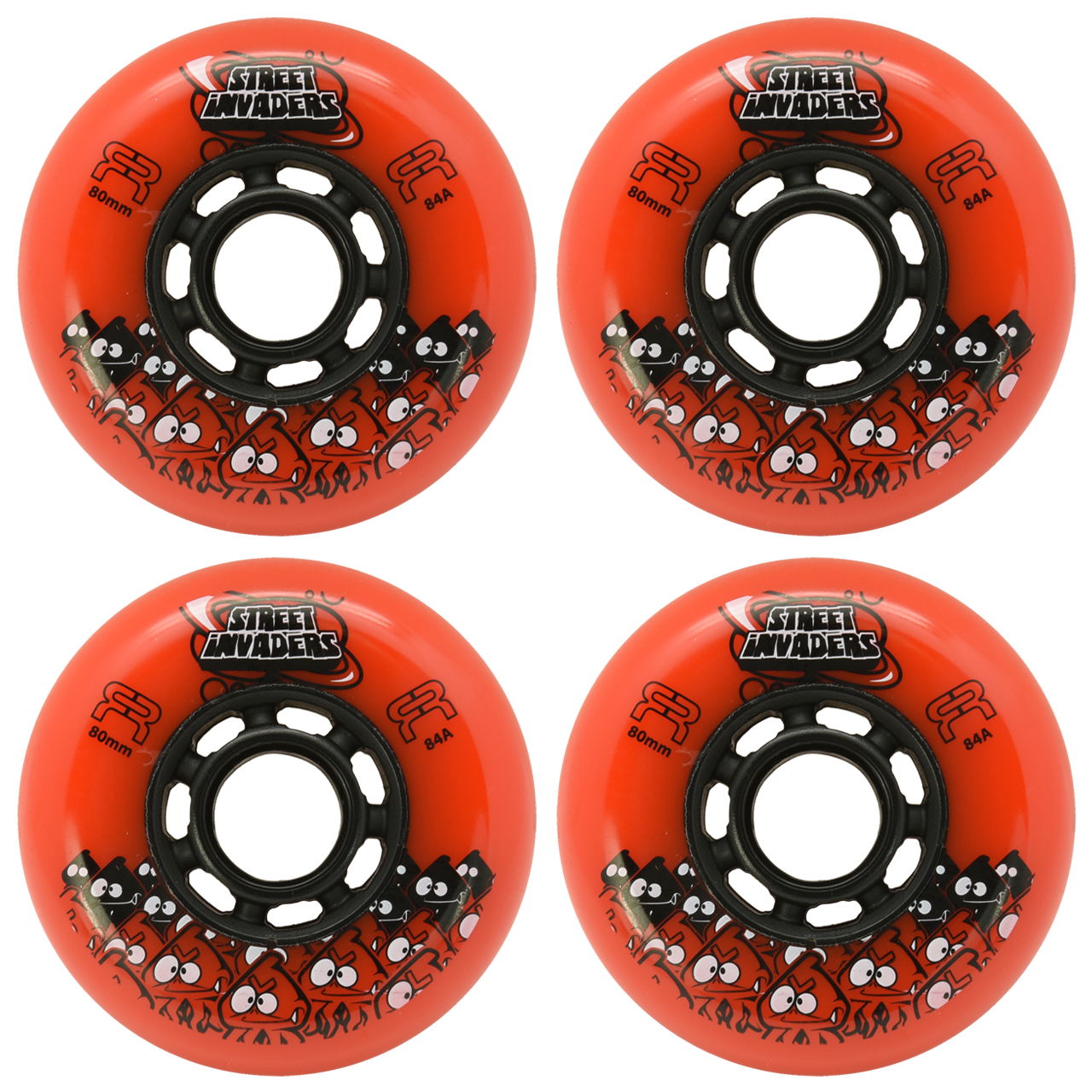 FR Street INVADER II Wheels - Orange