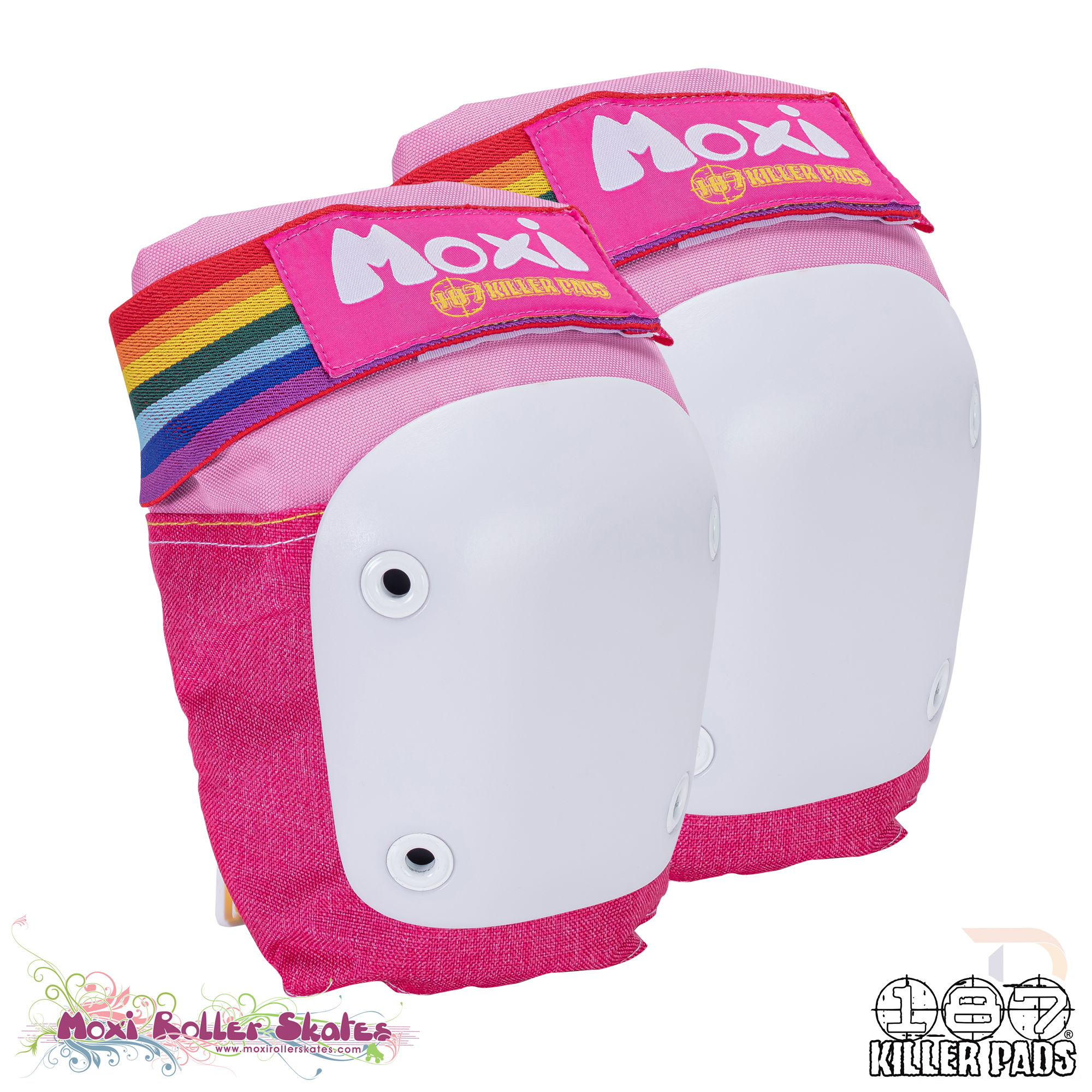 187 Pads - Moxi 6 Pack Combo - Pink - Knee Pads - T8JA171