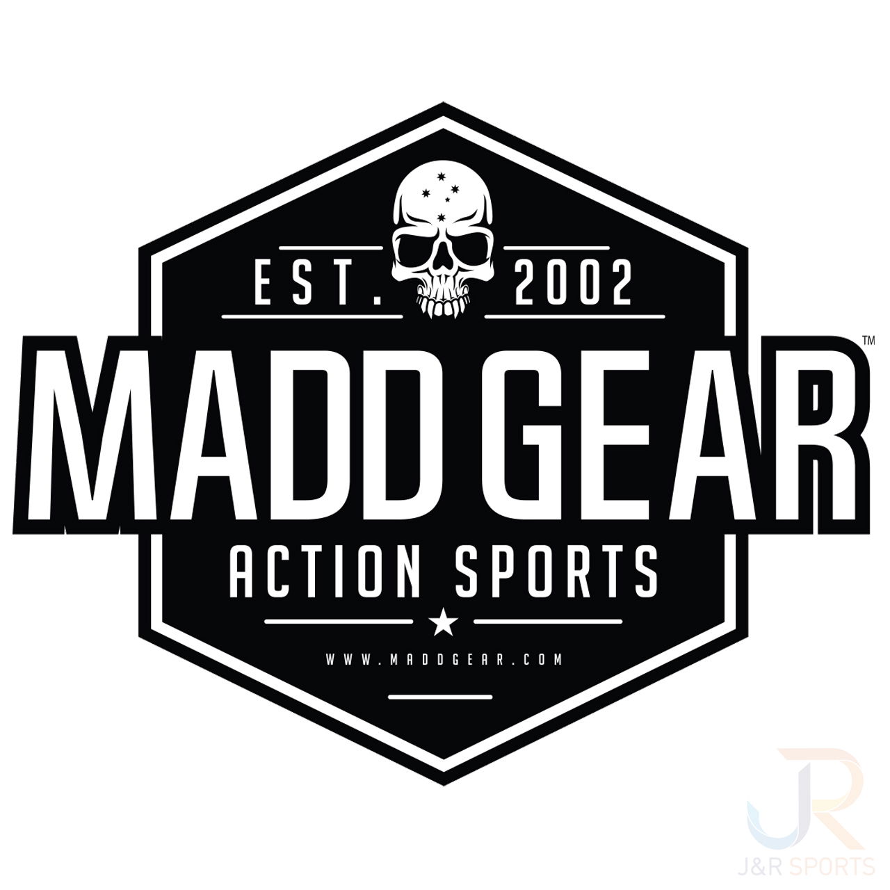 Madd Gear Est 2002 Logo Black