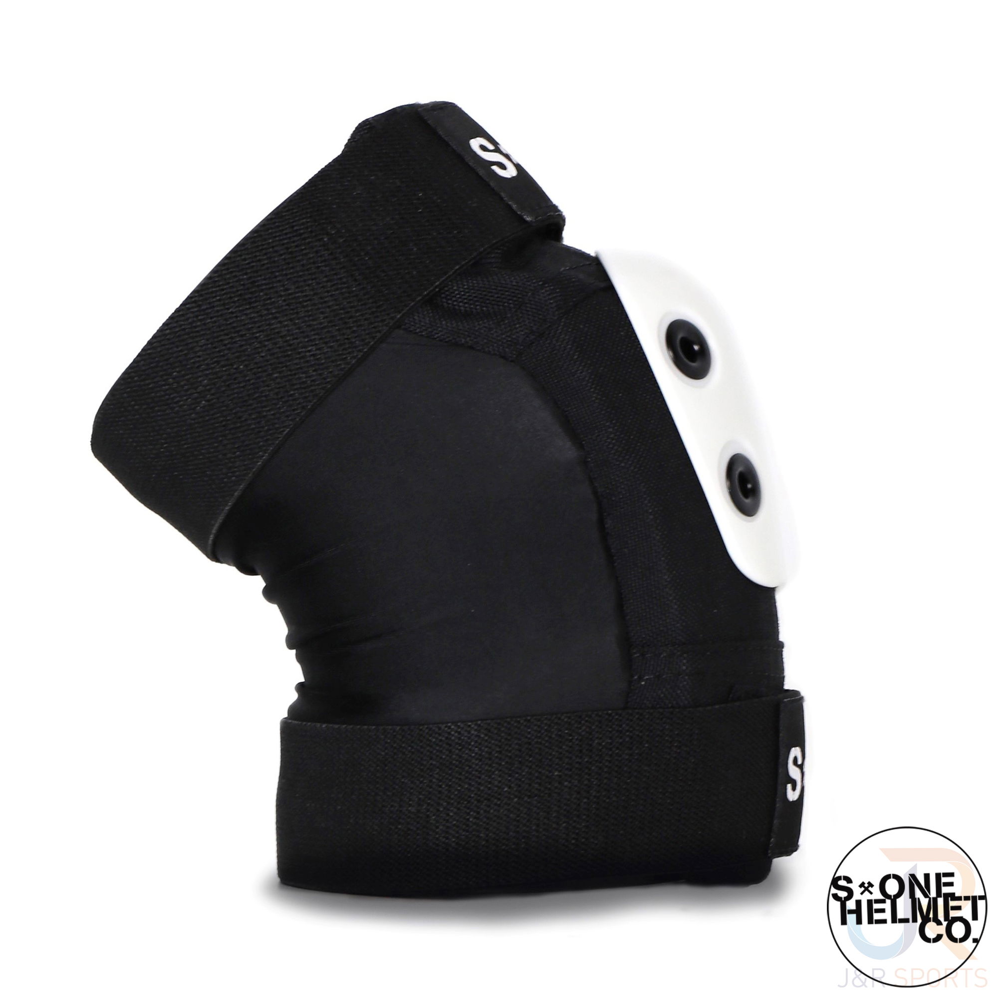 S1 PRO ELBOW PADS - BLACK/WHITE - MEDIUM/LARGE