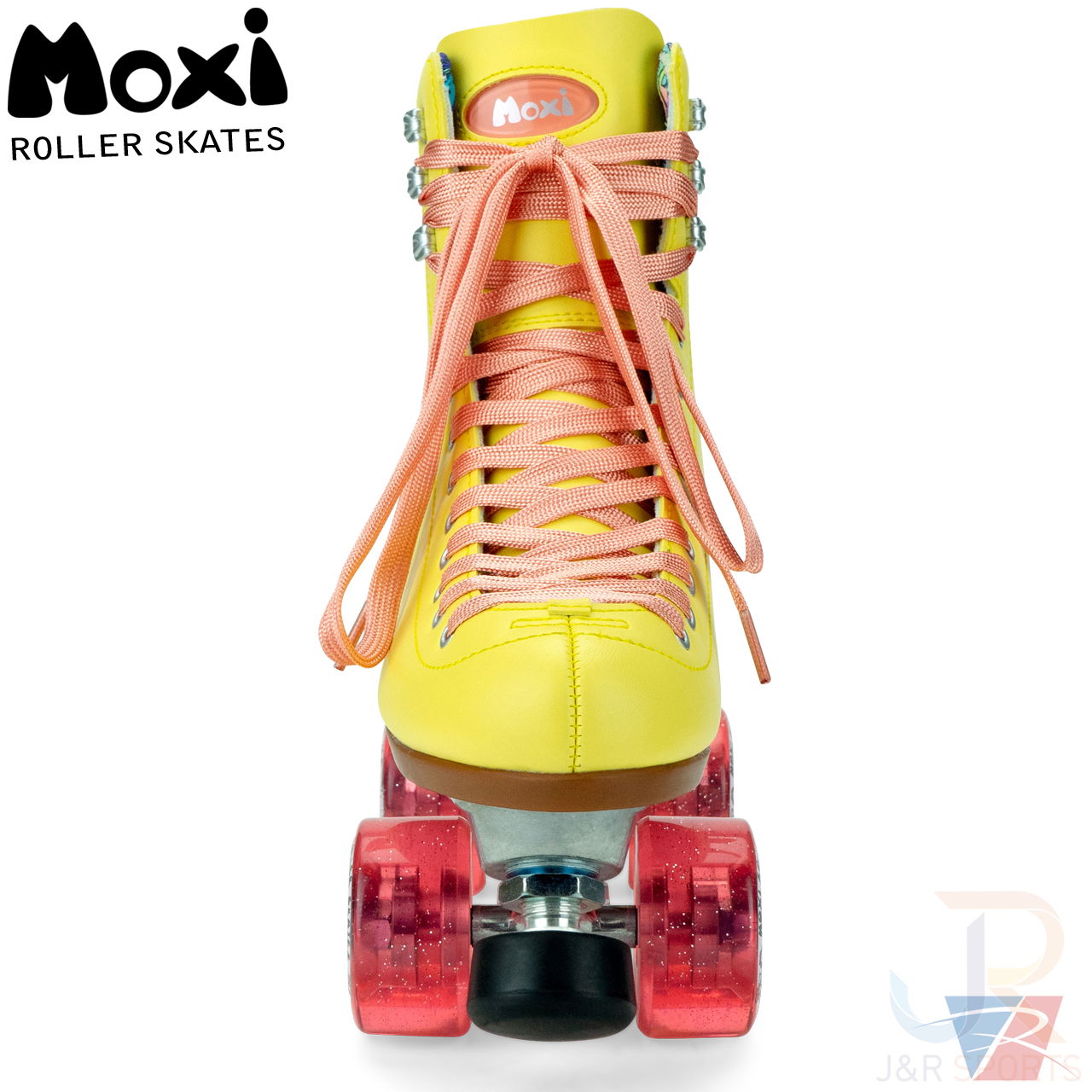 Moxi Beach Bunny Skates - Lemonade - Front View - MOX493451010