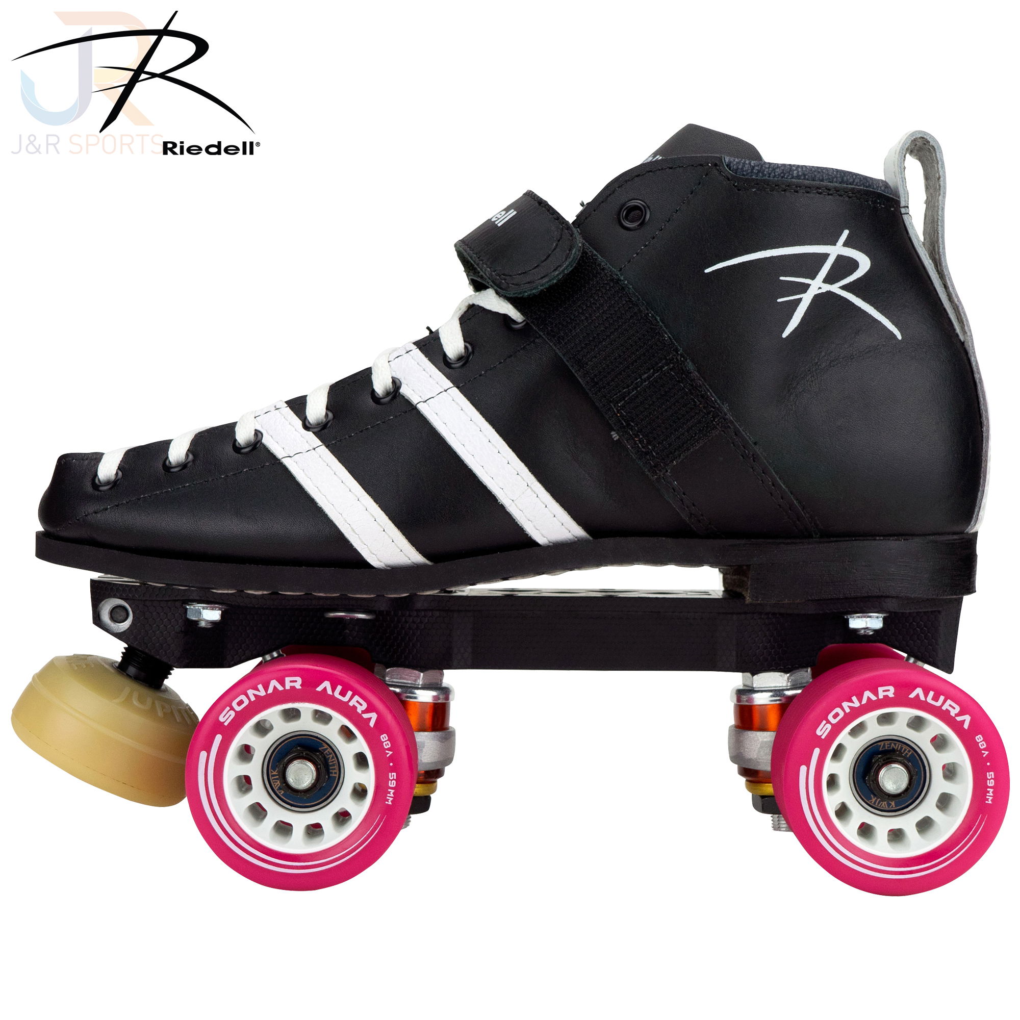 Riedell 265 Vendetta Skates - Black - Width B/AA