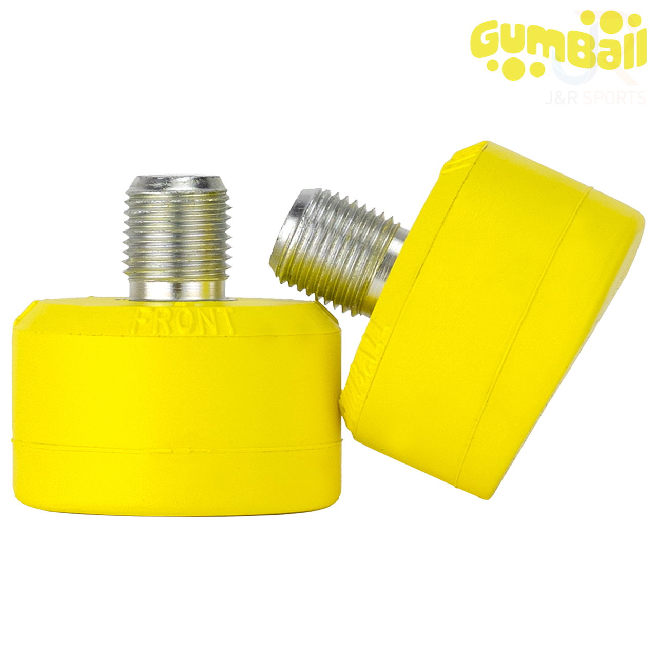 GUMBALL TOE STOP - LEMON 75A - SHORT 17mm (Pair)