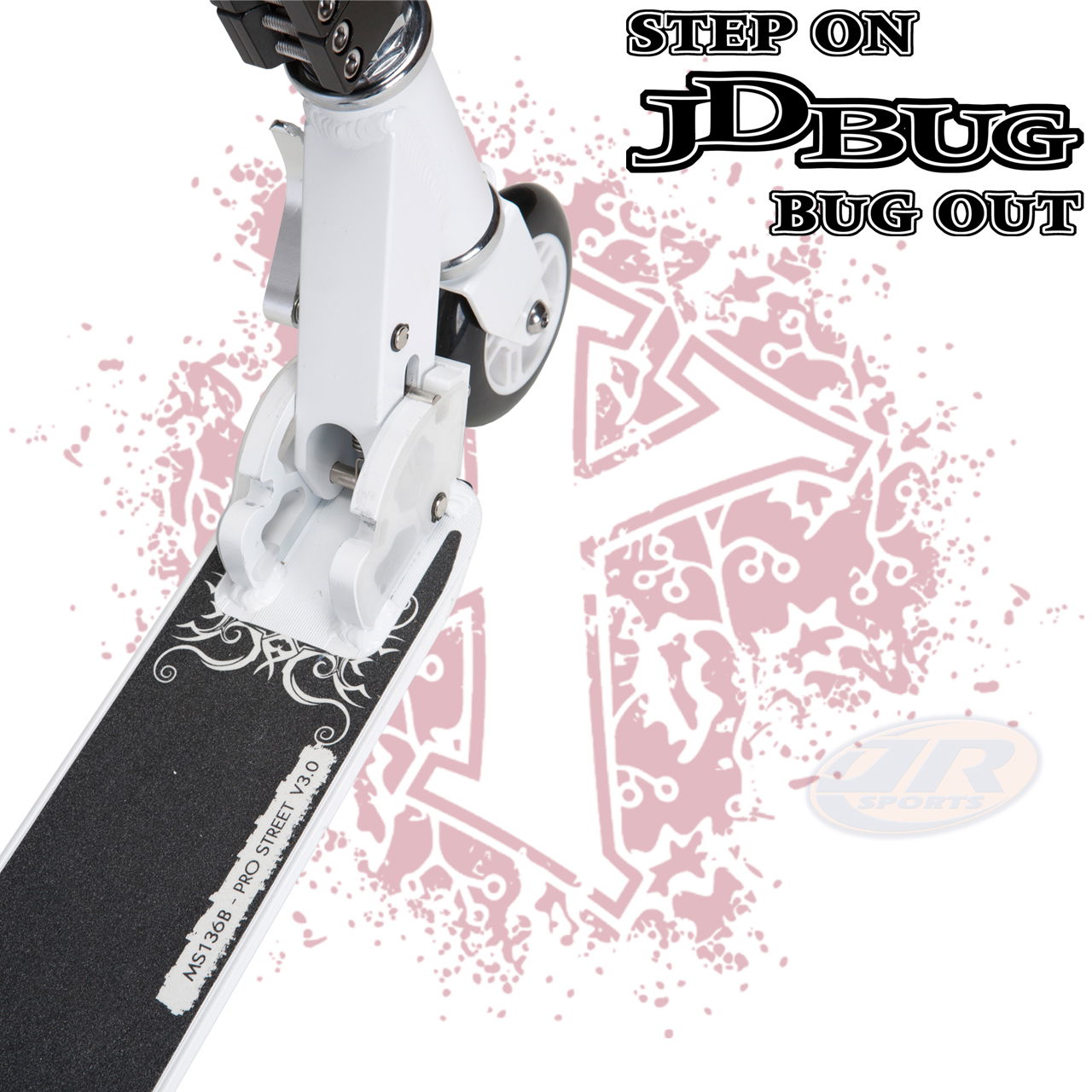 MS136B1 PRO Street Pepper White V3 Folding Area Detail