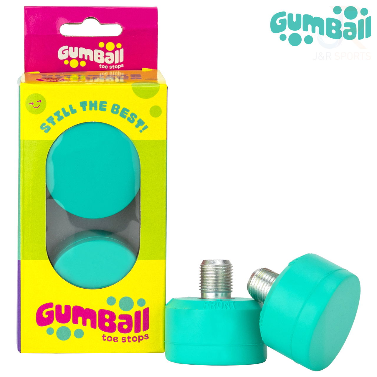 GUMBALL TOE STOP - MINT 83A - SHORT 17mm (Pair)