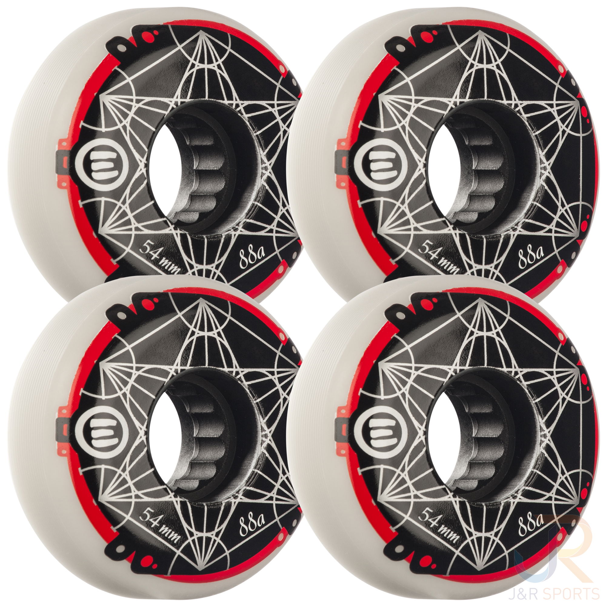 EULOGY WHEELS - METATRON CUBE (4) - 54mm/88a