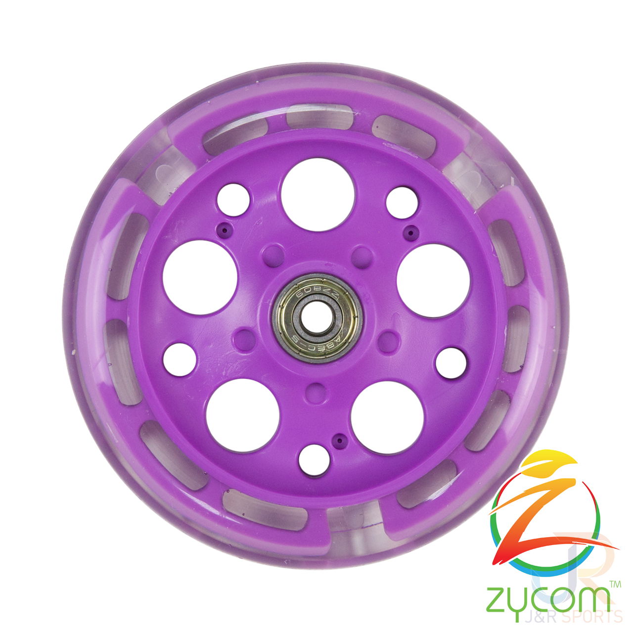 Zycom 125mm Light Up Wheel - Purple - ZYC 205-627