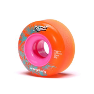 ORANGATANG "SKIFF" inc JEHU V2 BEARINGS - SLASHER ORANGE 62mm 80a (Set 4)