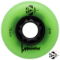 LUMINOUS LED INLINE WHEEL - GREEN GLOW - 76mm/85a (UNIT)