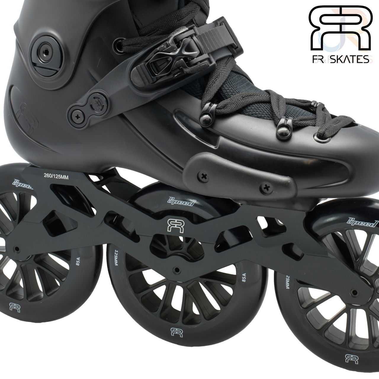 FR Skates - FR 1 325 - Black - Frame Detail - FRSKFR1325BK