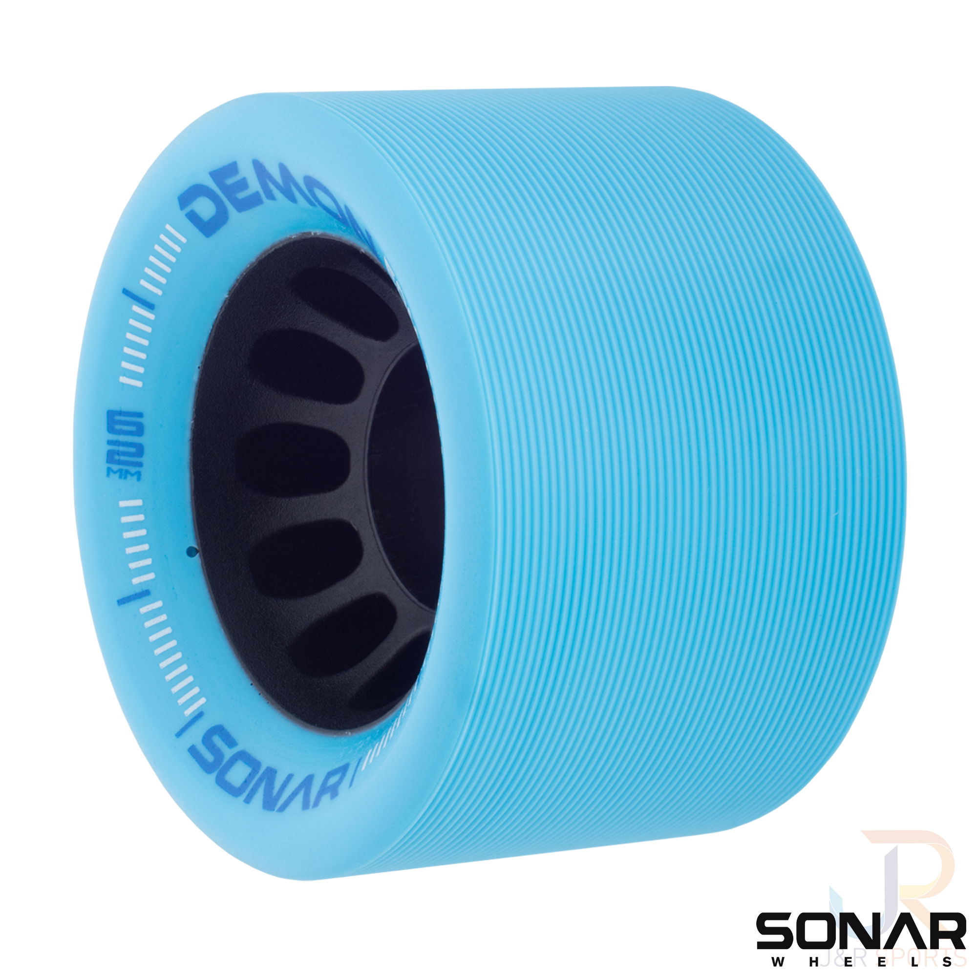 SONAR WHEELS (4) DEMON EDM - SKY BLUE 62mm/95a