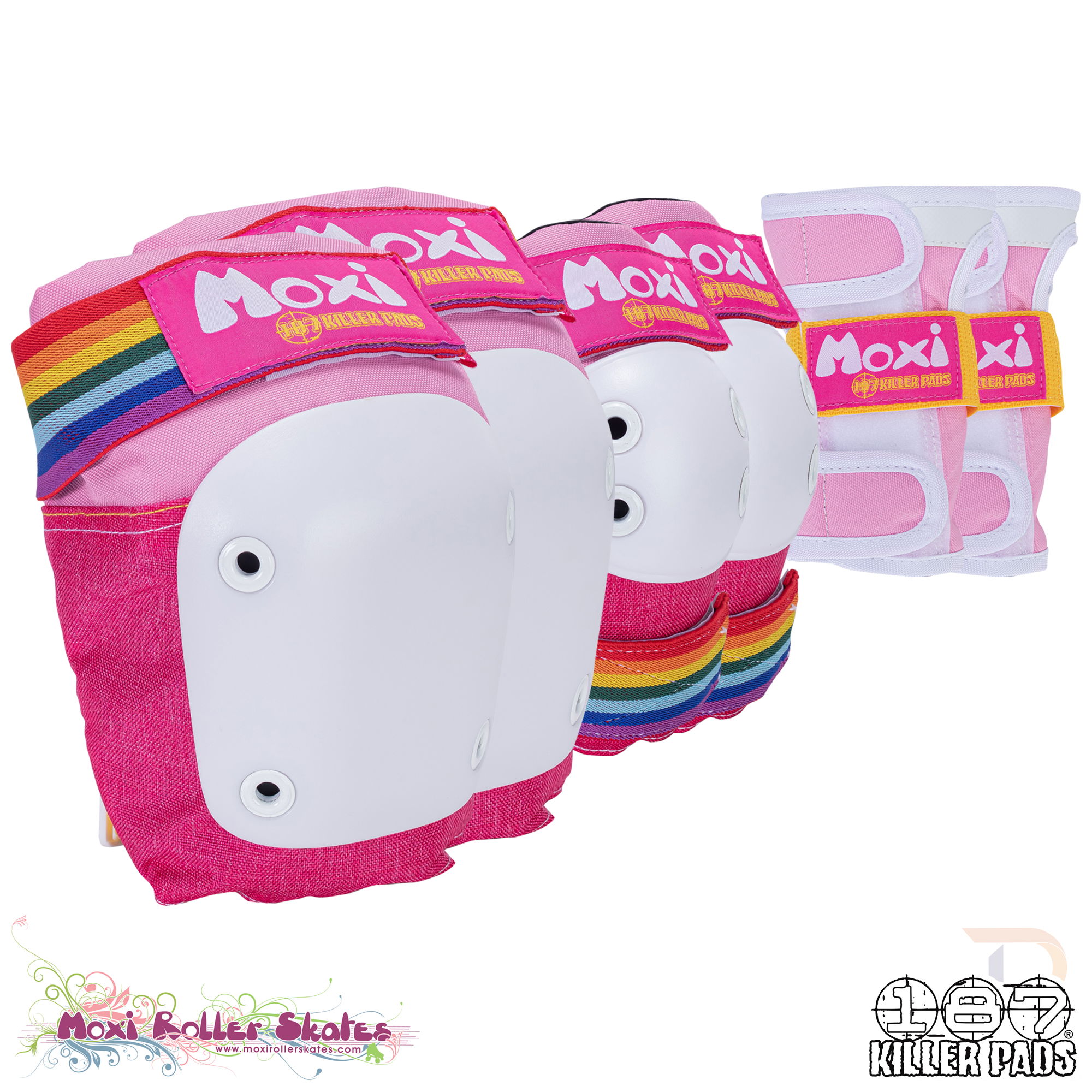 187 Pads - Moxi 6 Pack Combo - Pink - Parts - T8JA171