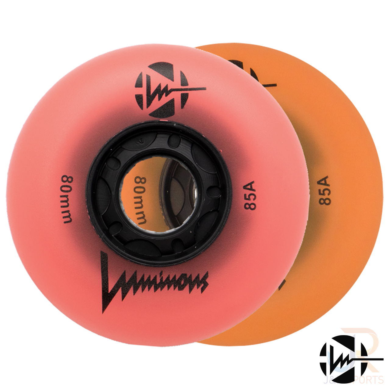 LUMINOUS - LED INLINE WHEEL - CORAL GLOW - 72mm/85a (UNIT)