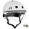 S1 LIFER Helmet inc Visor - White Gloss - Angled - SHLIVWG