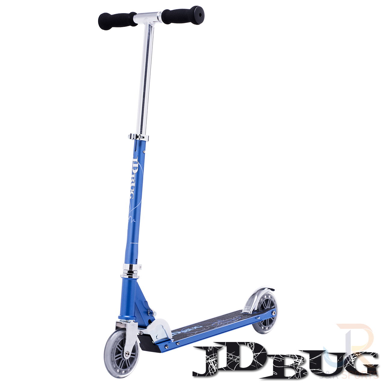 JD Bug Classic Street Scooter 120 - Reflex Blue Angled - JDMS125