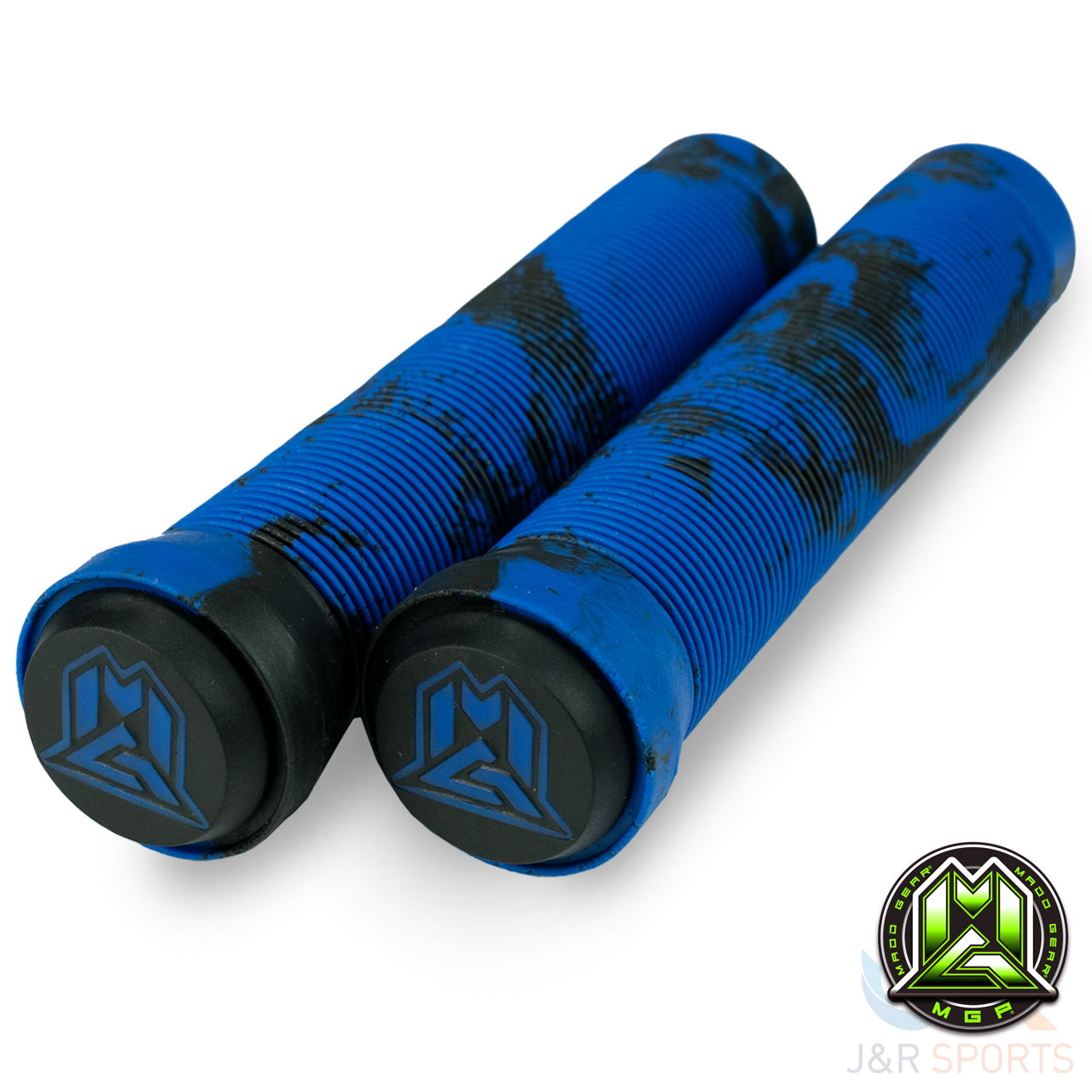 MGP 150mm SWIRLS Grind Grips - Blue Black - MGP207-249