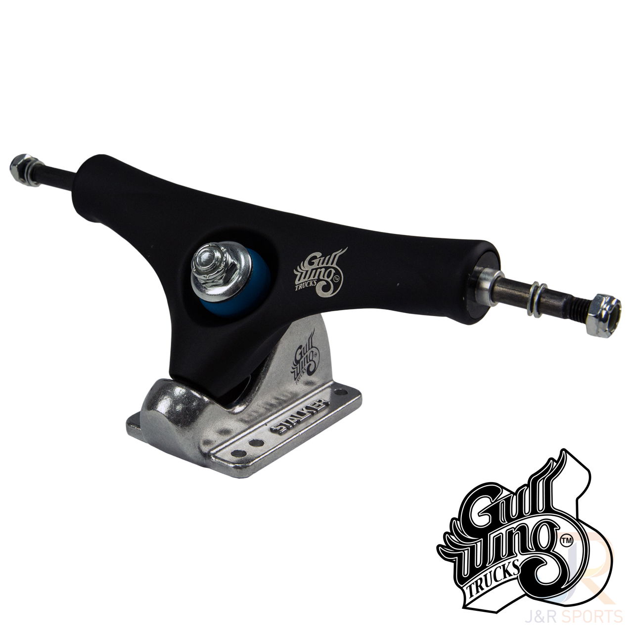 GullWing STALKER 9_5 inch 50 Deg - Bk Rubber - GWST5095BKRW