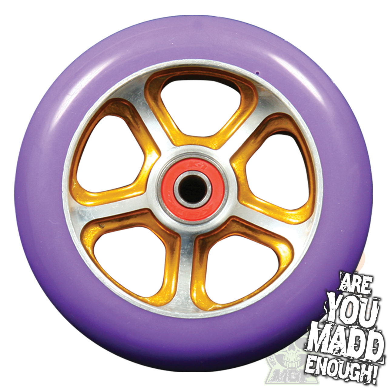 MGP DDAM CFA 110mm Scooter Wheel - GoldPurple - 203-396