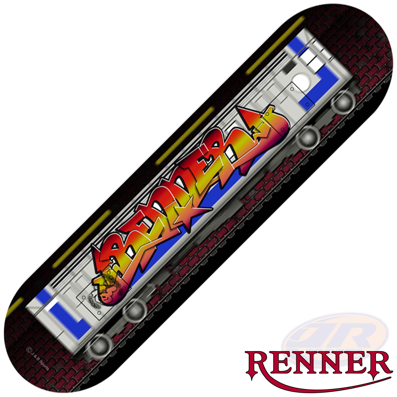 Renner - Graffiti on the Tube 3108 B22 Angled DECK