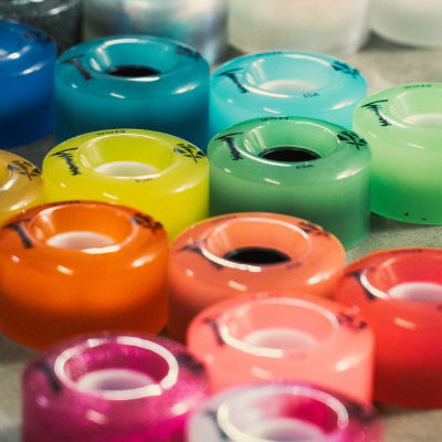 LUMINOUS - LED QUAD WHEEL - COTTON CANDY - 62mm/85a (UNIT)