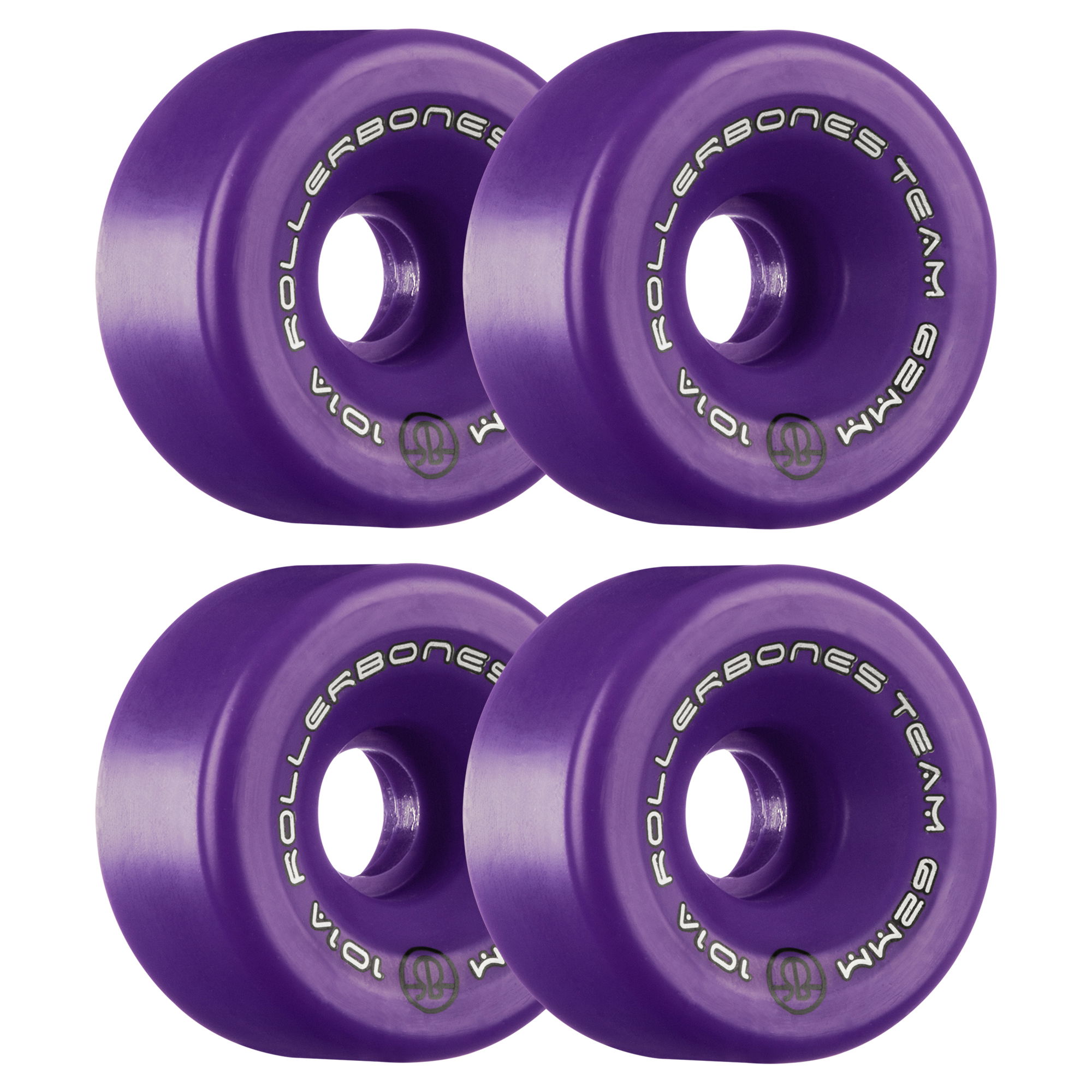 ROLLERBONES - TEAM LOGO PURPLE (8) - 62mm/101a