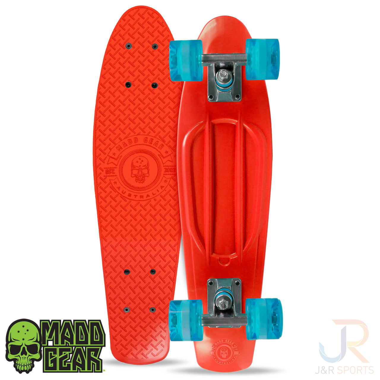 Madd SKINS Retro Board - Red Blue - MGP205-474