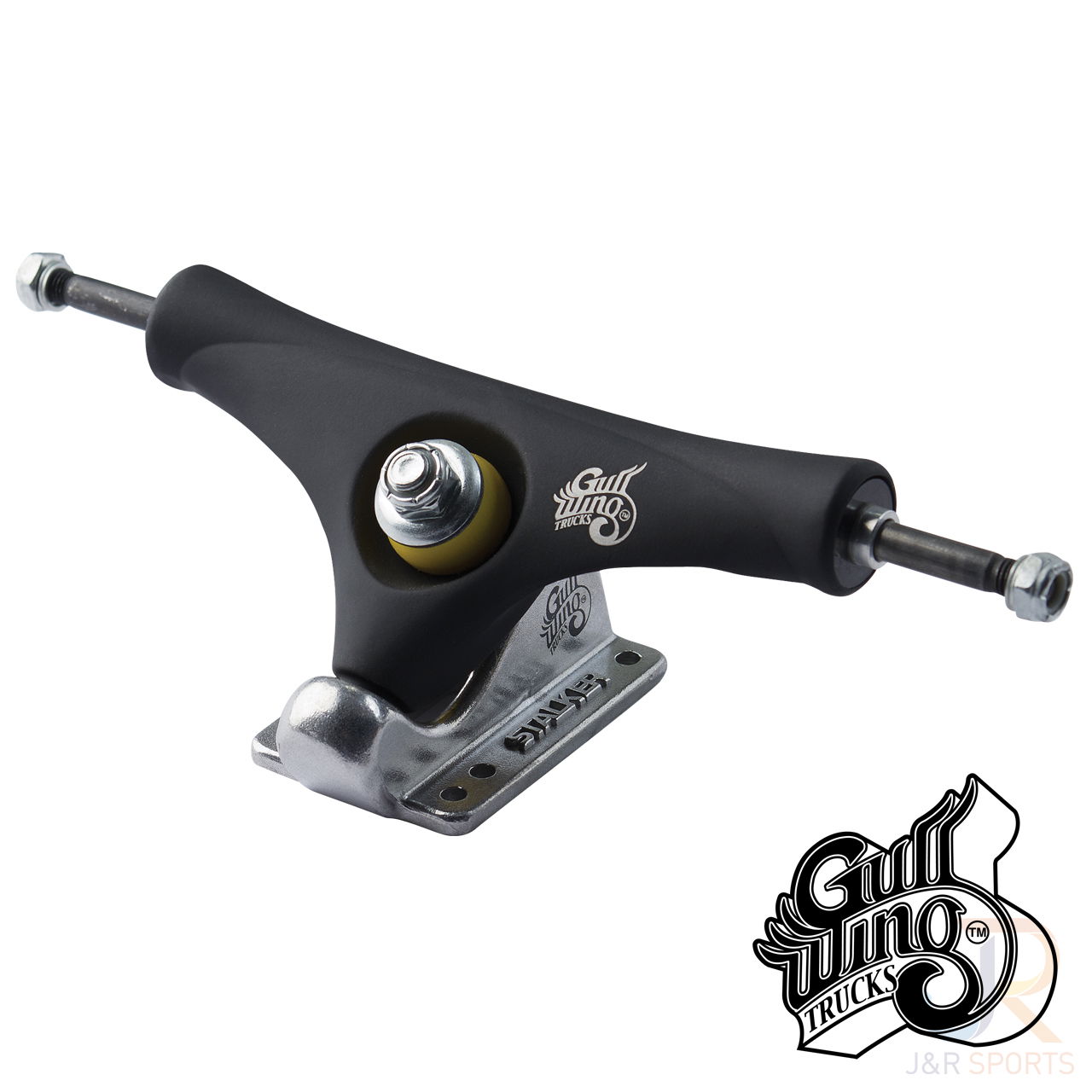 GullWing STALKER 9_5 inch 50 Deg - Bk Rubber - GWST5095BKRW