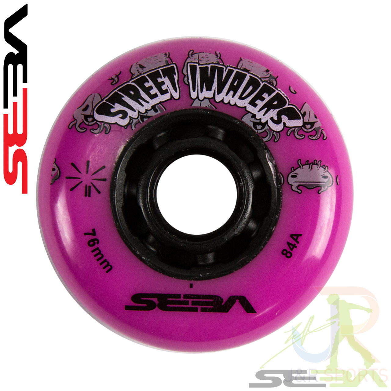 Seba Street Invader Wheels Pink