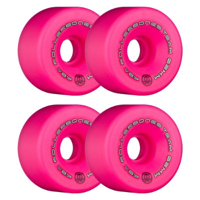 ROLLERBONES - TEAM LOGO PINK (8) - 62mm/98a
