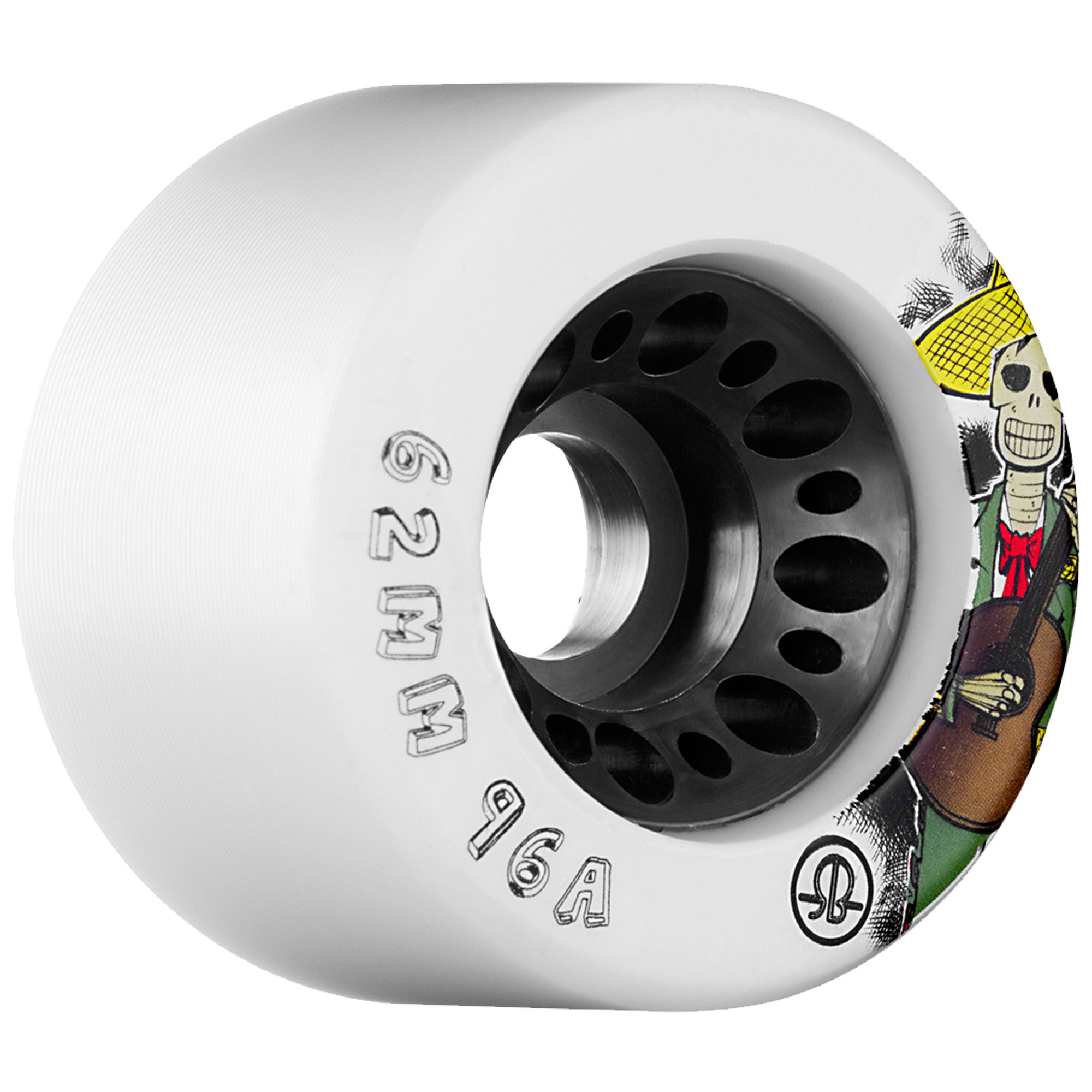 ROLLERBONES - DOTD SPEED WHEEL WHITE (4) - 62mm/96a