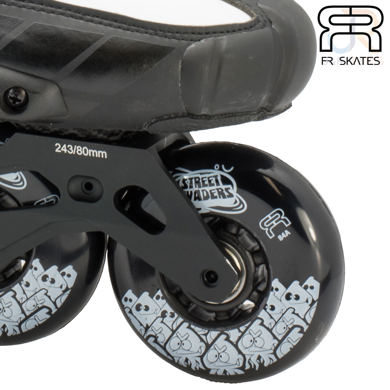 FR Skates - FR PRO Igor - Black White - Wheel Detail - FRSKIGWH