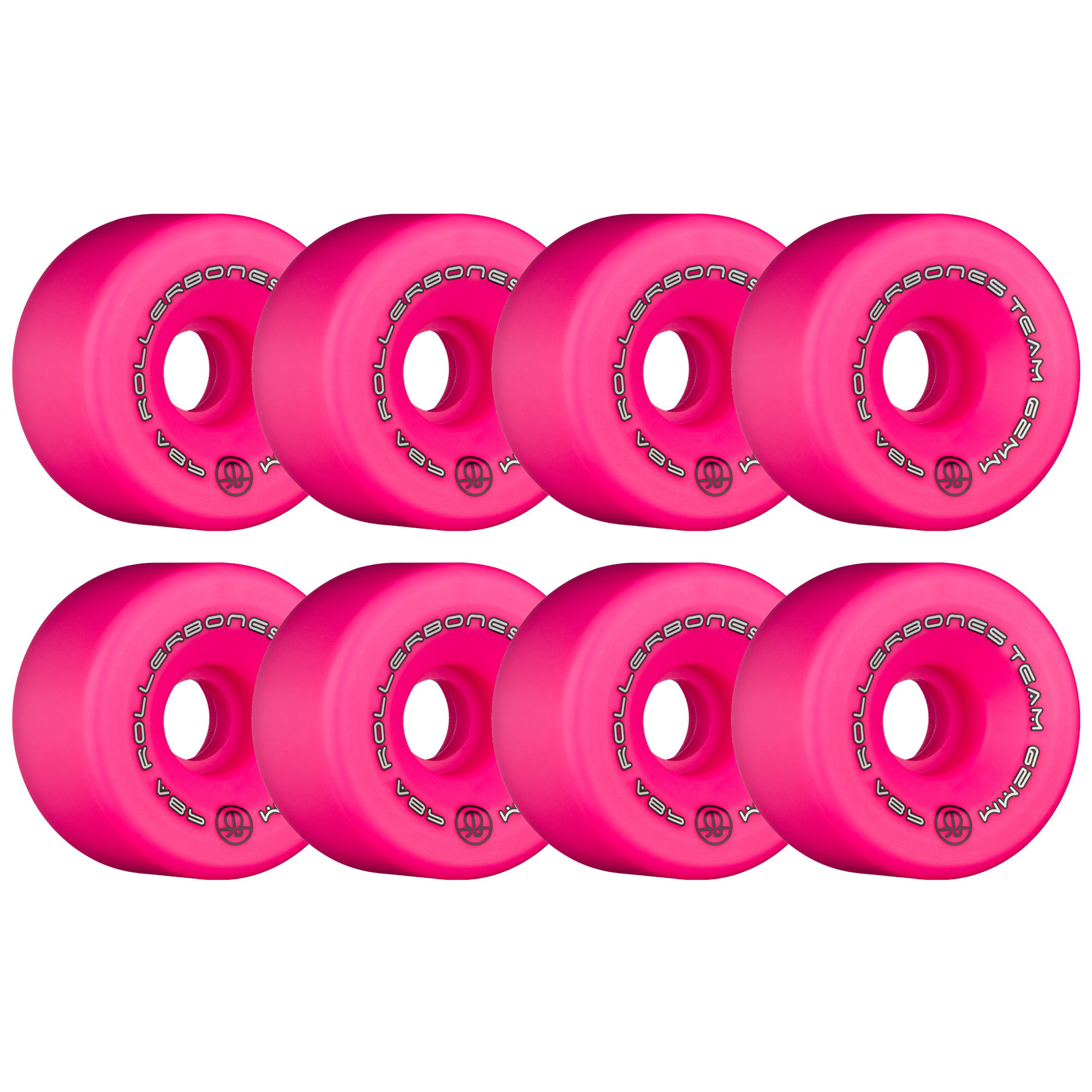 ROLLERBONES - TEAM LOGO PINK (8) - 62mm/98a