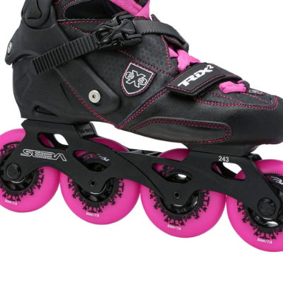 Seba TRIX 2 80 In-Line Skates - Black / Pink