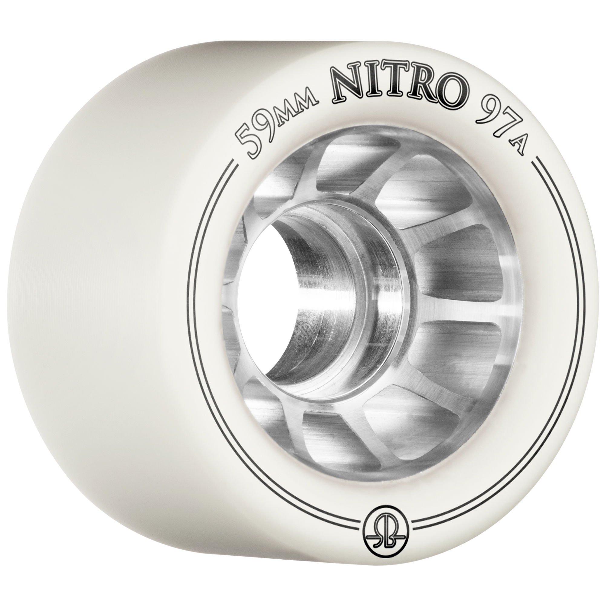 ROLLERBONES - NITRO SPEED WHEEL WHITE (8) - 59mm/97a