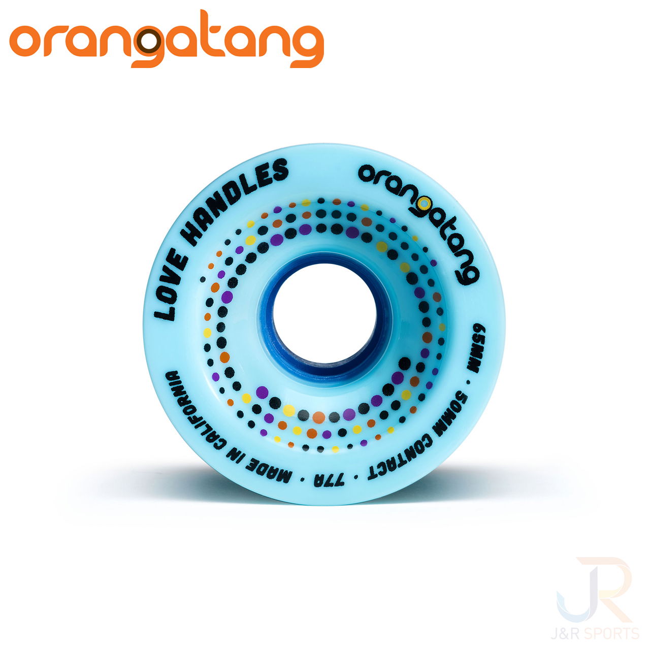 ORANGATANG "LOVE HANDLES" BLUE 65mm 77a (Set 4)