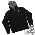 Shattered Zip Hoodie Black