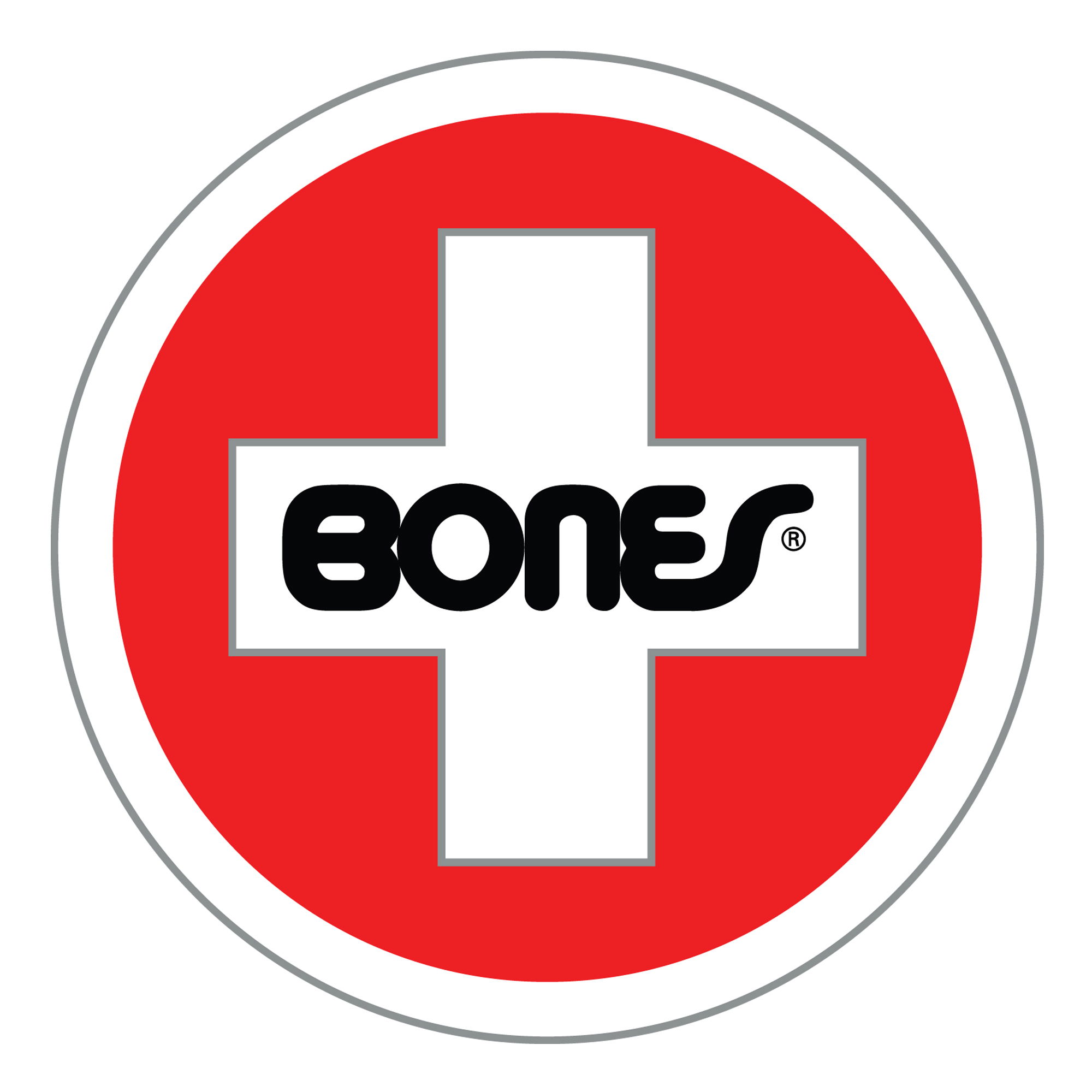 BONES SWISS ROUND STICKER - MEDIUM